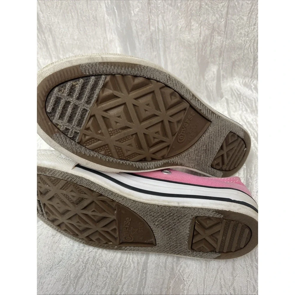 Converse Kids All Star Sneaker Shoe Youth Girls Pink Size 13